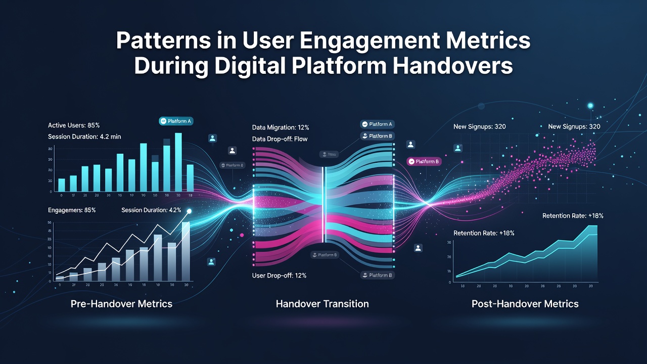 Patterns in User Engagement Metrics During Digital Platform Handovers